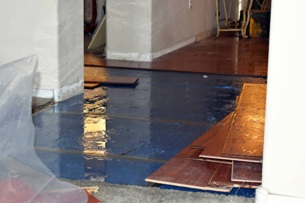Professional Burst Pipe Cleanup technician working in Pinehurst, NC